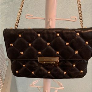 Authentic Michael Kors Sloan quilt black